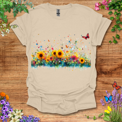 Butterflies & Sunflowers T-Shirt