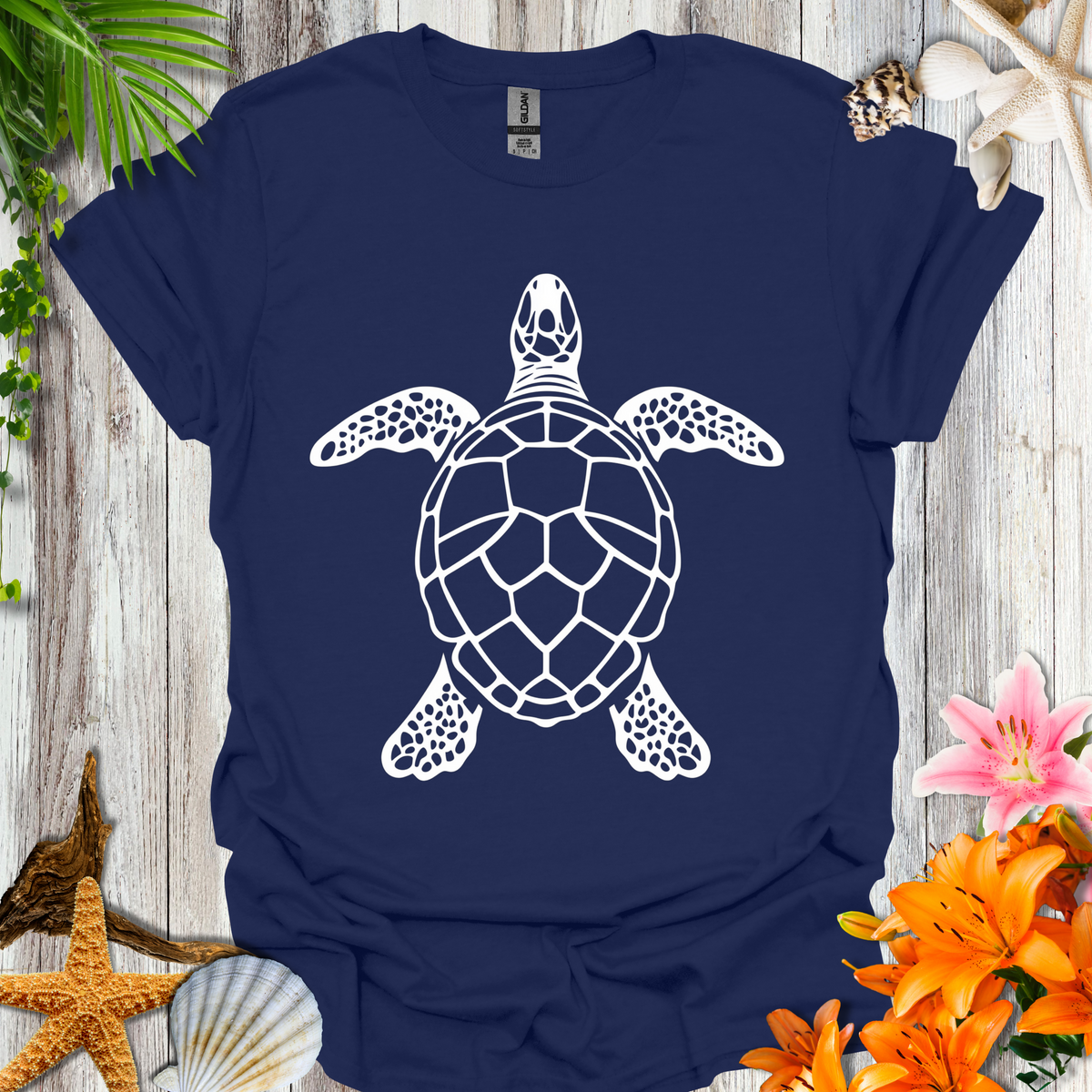Sea Turtle Vector T-Shirt