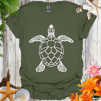 Sea Turtle Vector T-Shirt