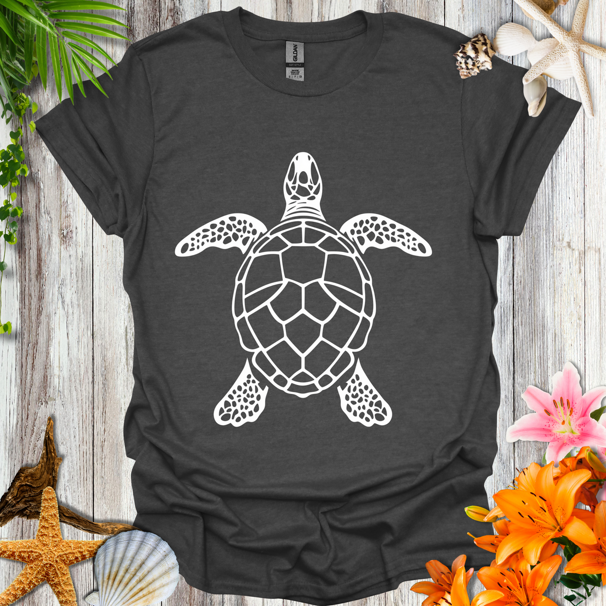 Sea Turtle Vector T-Shirt