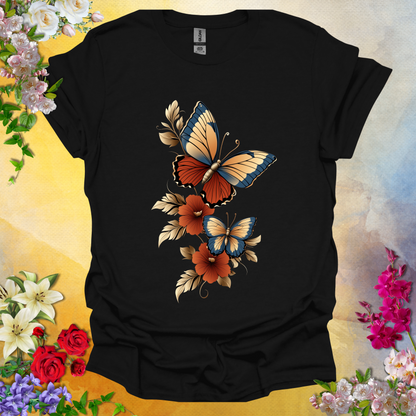 Butterfly Flowers T-Shirt