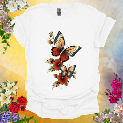 Butterfly Flowers T-Shirt