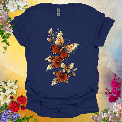 Butterfly Flowers T-Shirt