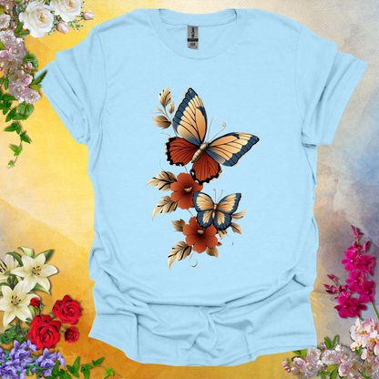 Butterfly Flowers T-Shirt