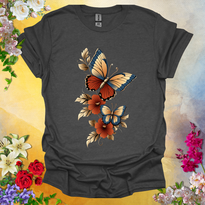 Butterfly Flowers T-Shirt