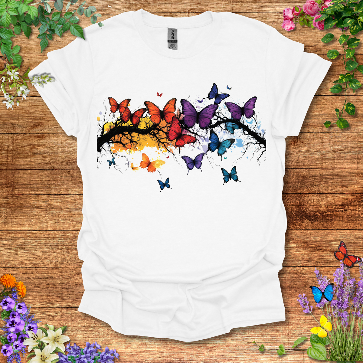 Tree & Butterfly T-Shirt