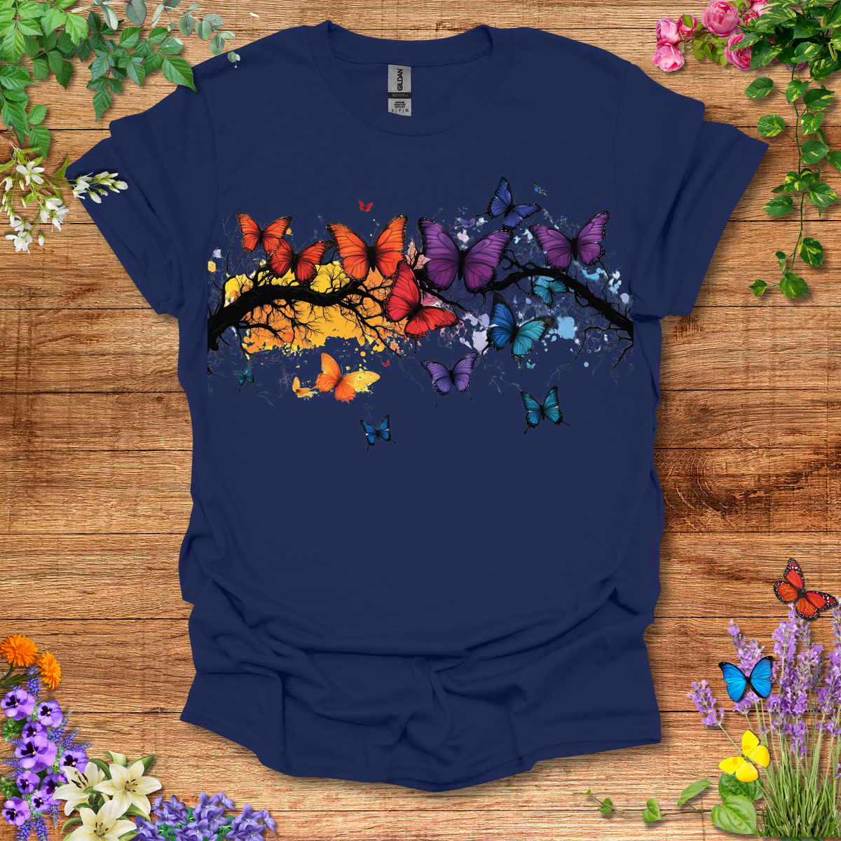 Tree & Butterfly T-Shirt