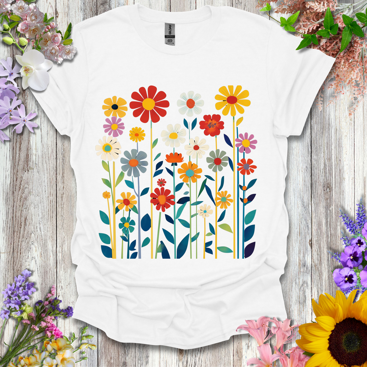 Many Flowers T-Shirt