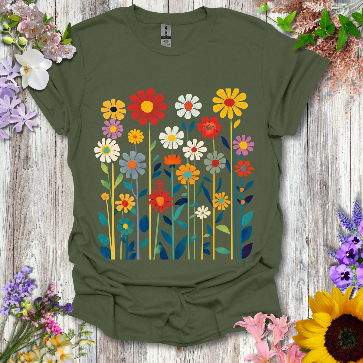 Many Flowers T-Shirt