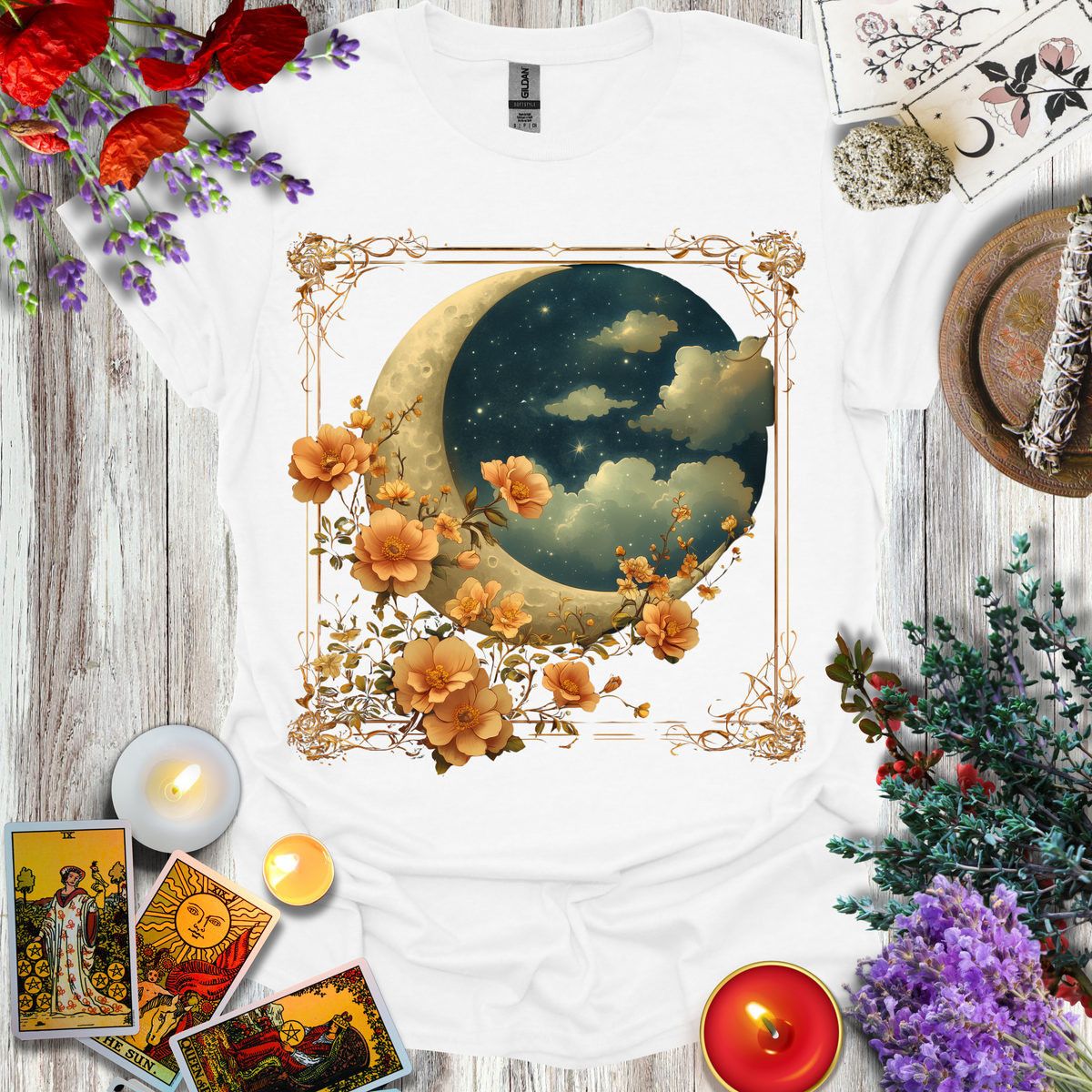 Moon Flowers T-Shirt