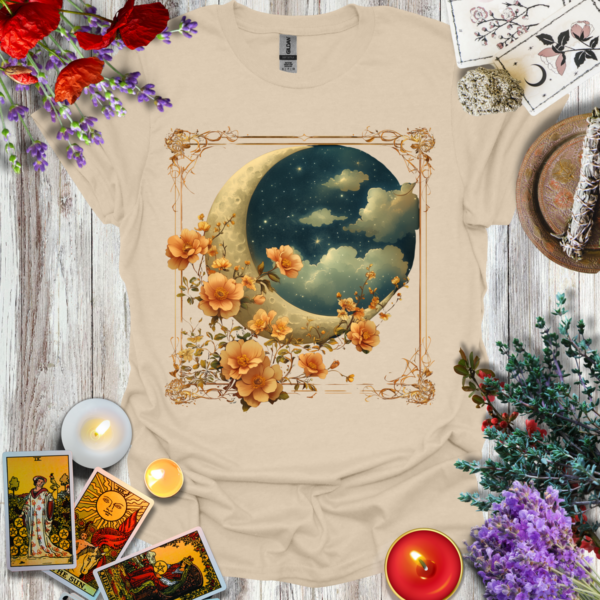 Moon Flowers T-Shirt