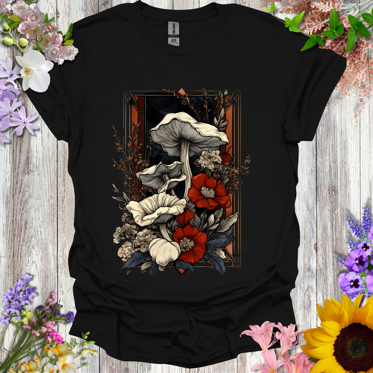Shrooms & Flowers T-Shirt