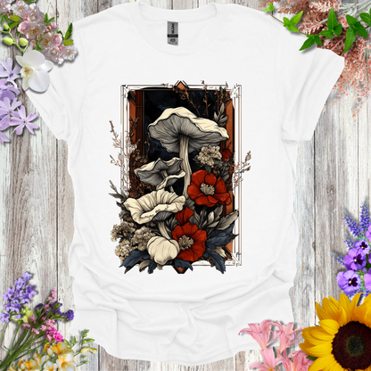 Shrooms & Flowers T-Shirt