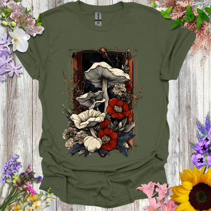 Shrooms & Flowers T-Shirt