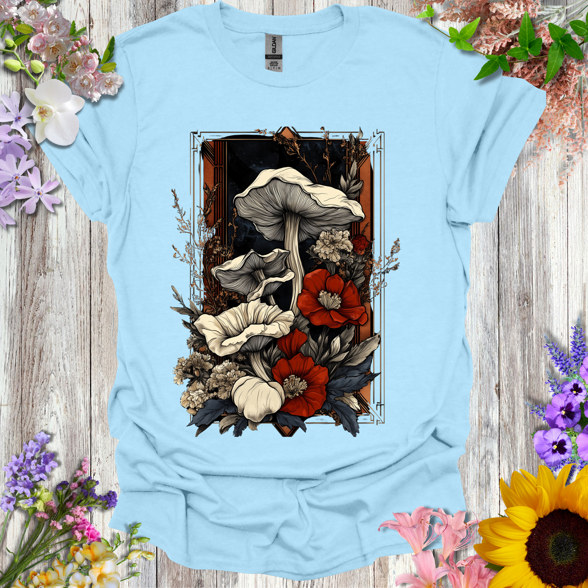 Shrooms & Flowers T-Shirt