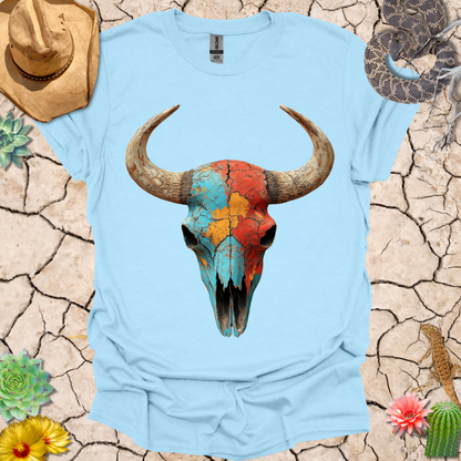 Painted Buffalo Skull T-Shirt