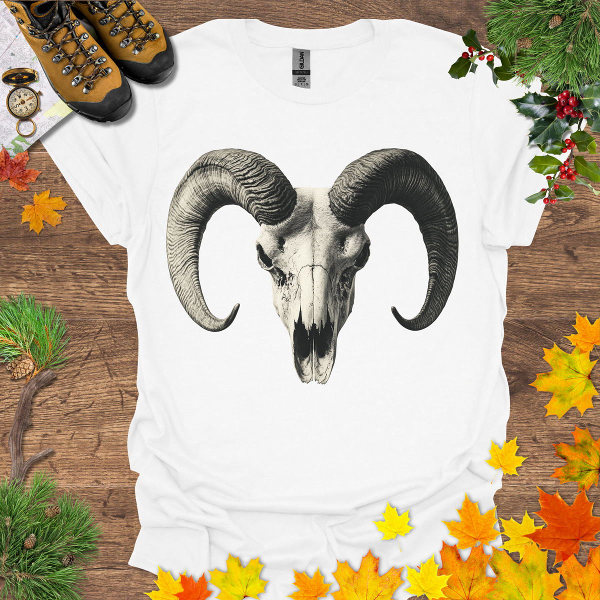 Bighorn Sheep Skull T-Shirt