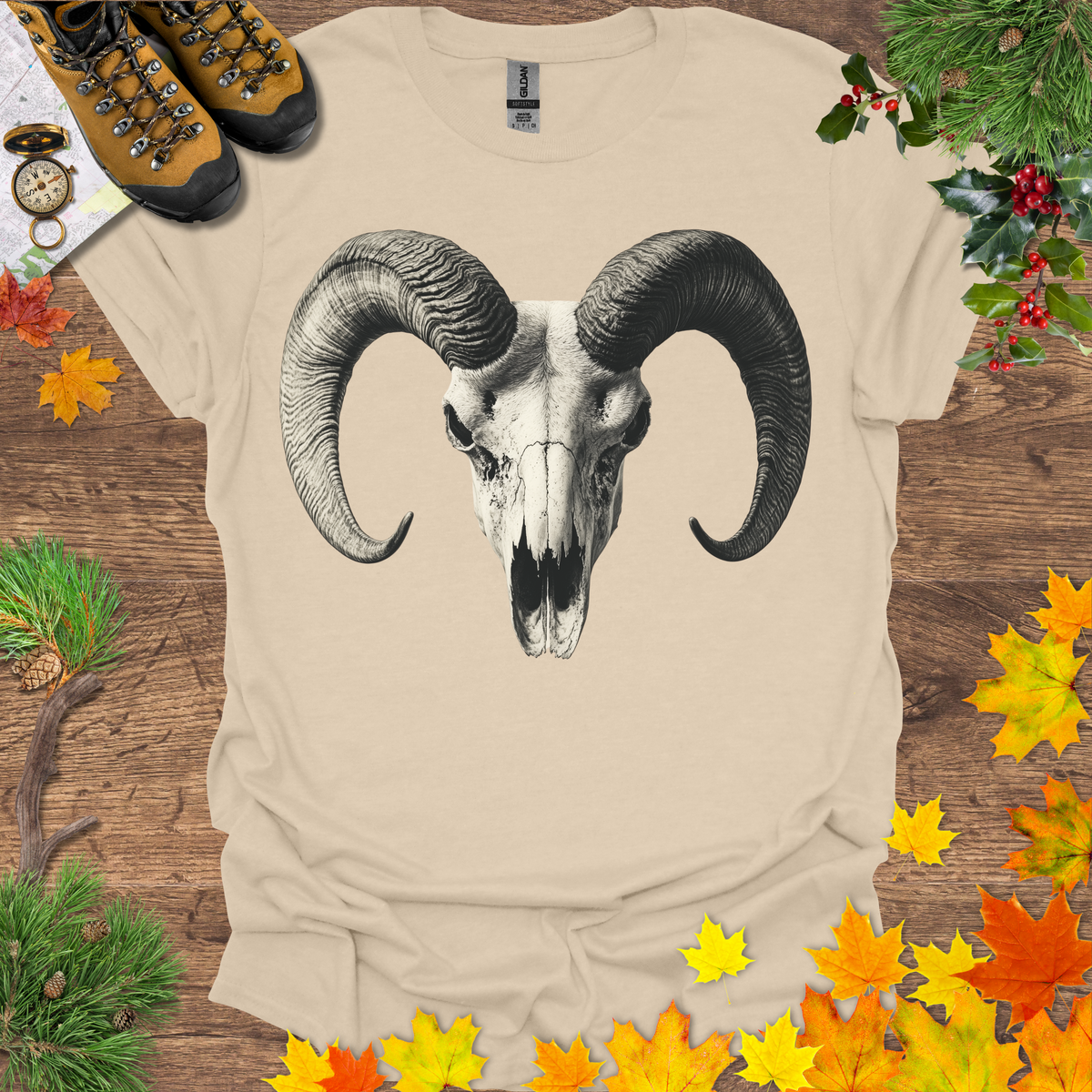 Bighorn Sheep Skull T-Shirt