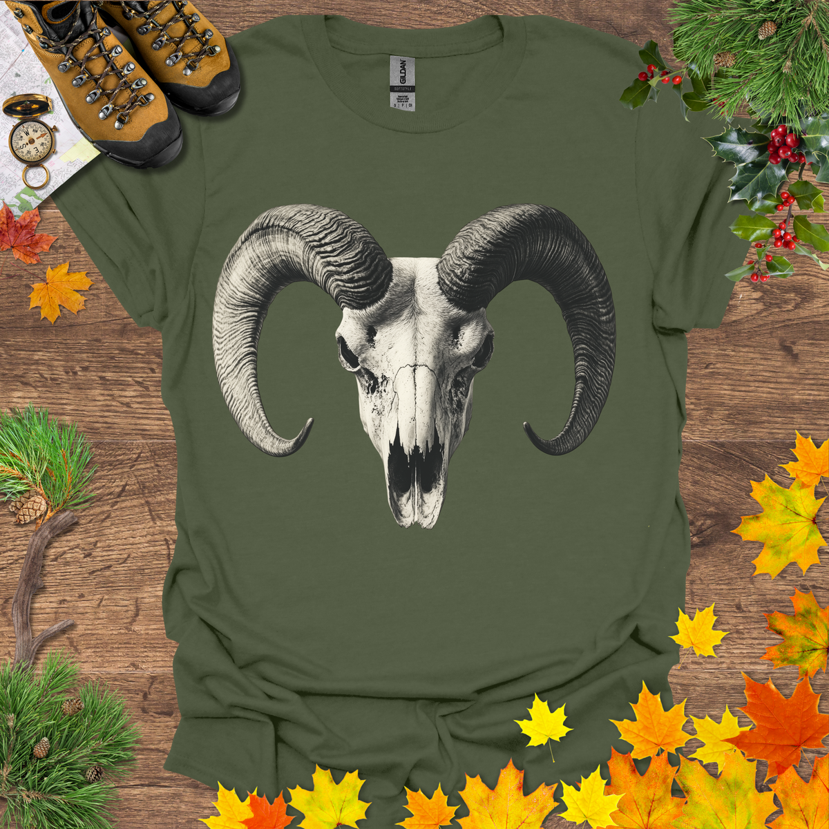Bighorn Sheep Skull T-Shirt