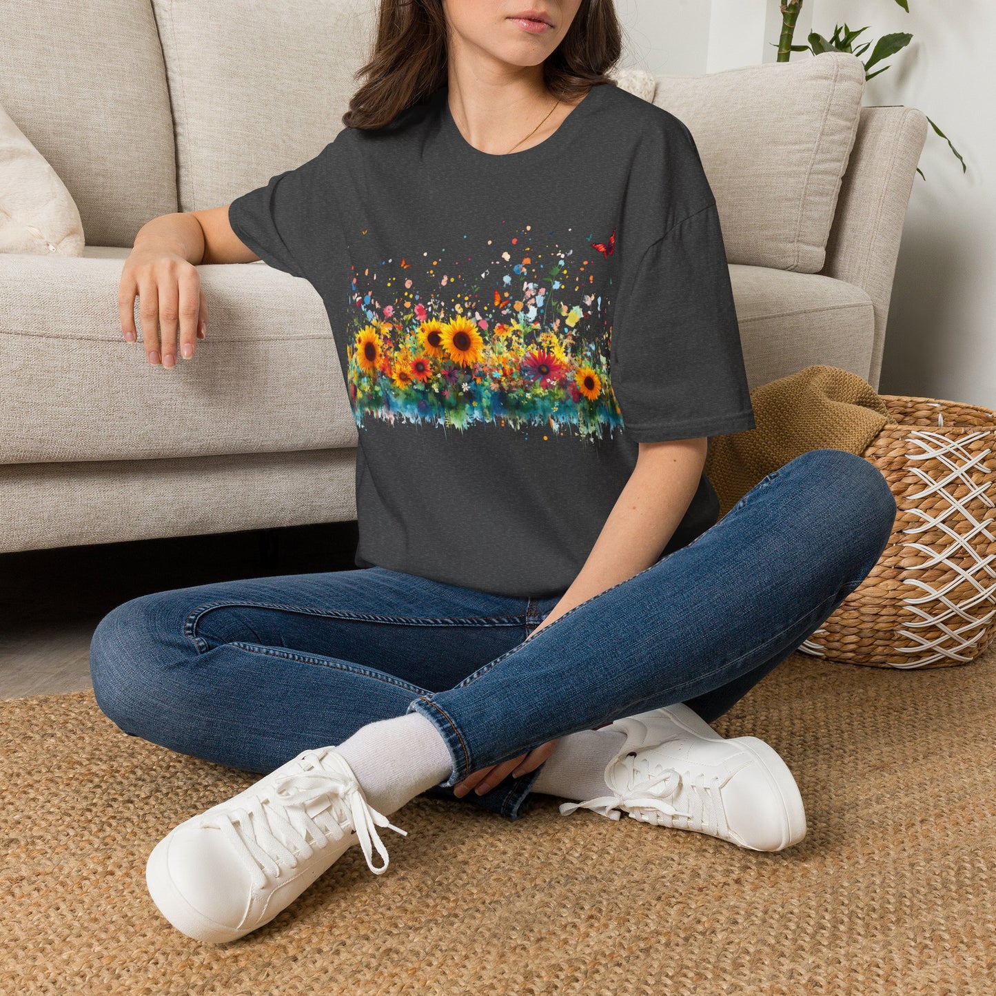 Butterflies & Sunflowers T-Shirt