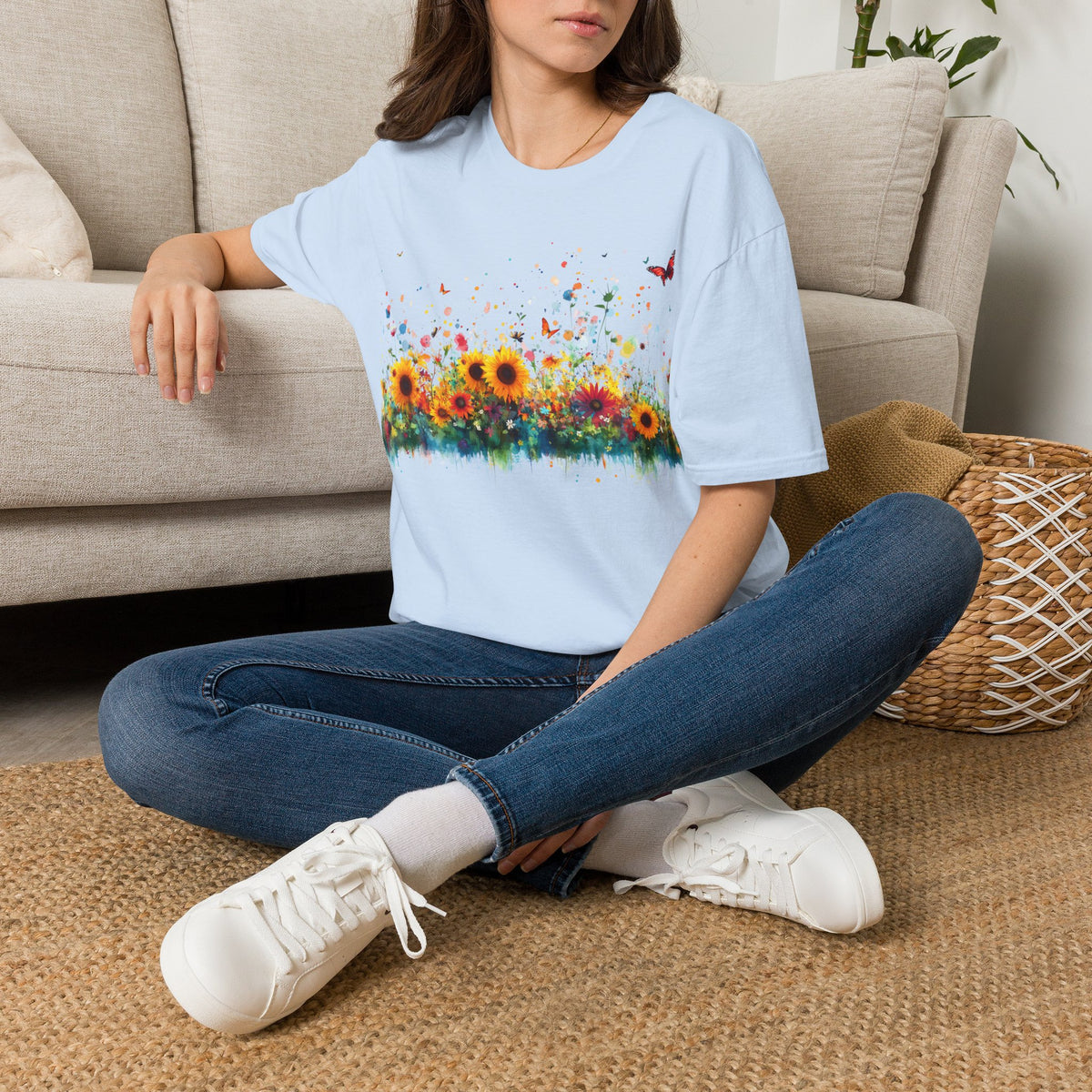 Butterflies & Sunflowers T-Shirt