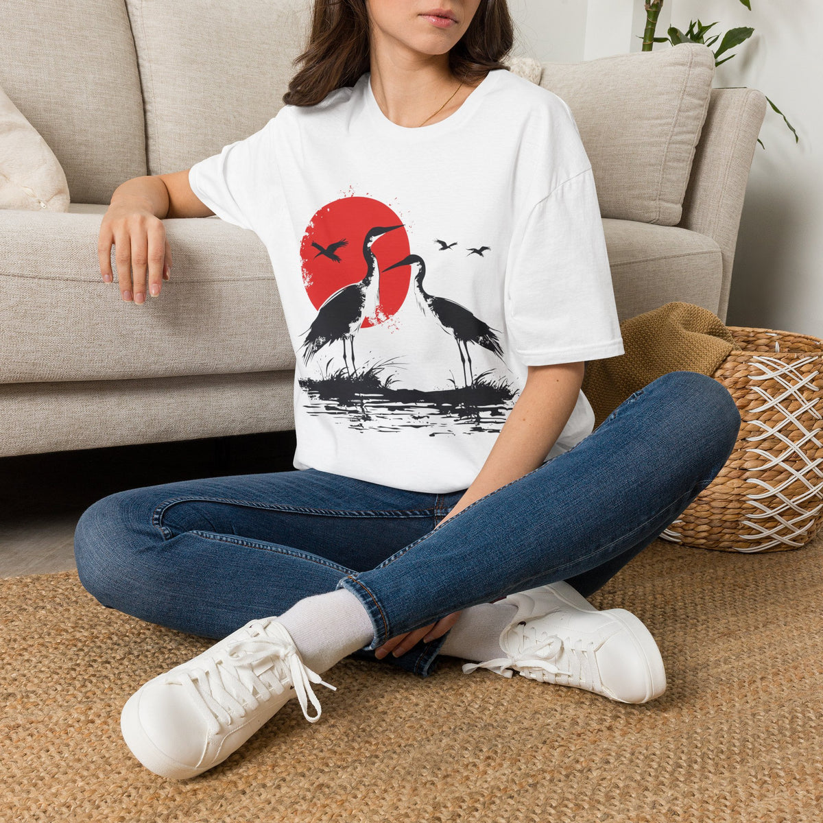 Sun & Cranes T-Shirt