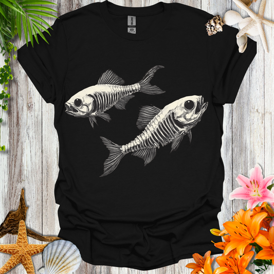 #212 Skeleton Fish T-Shirt