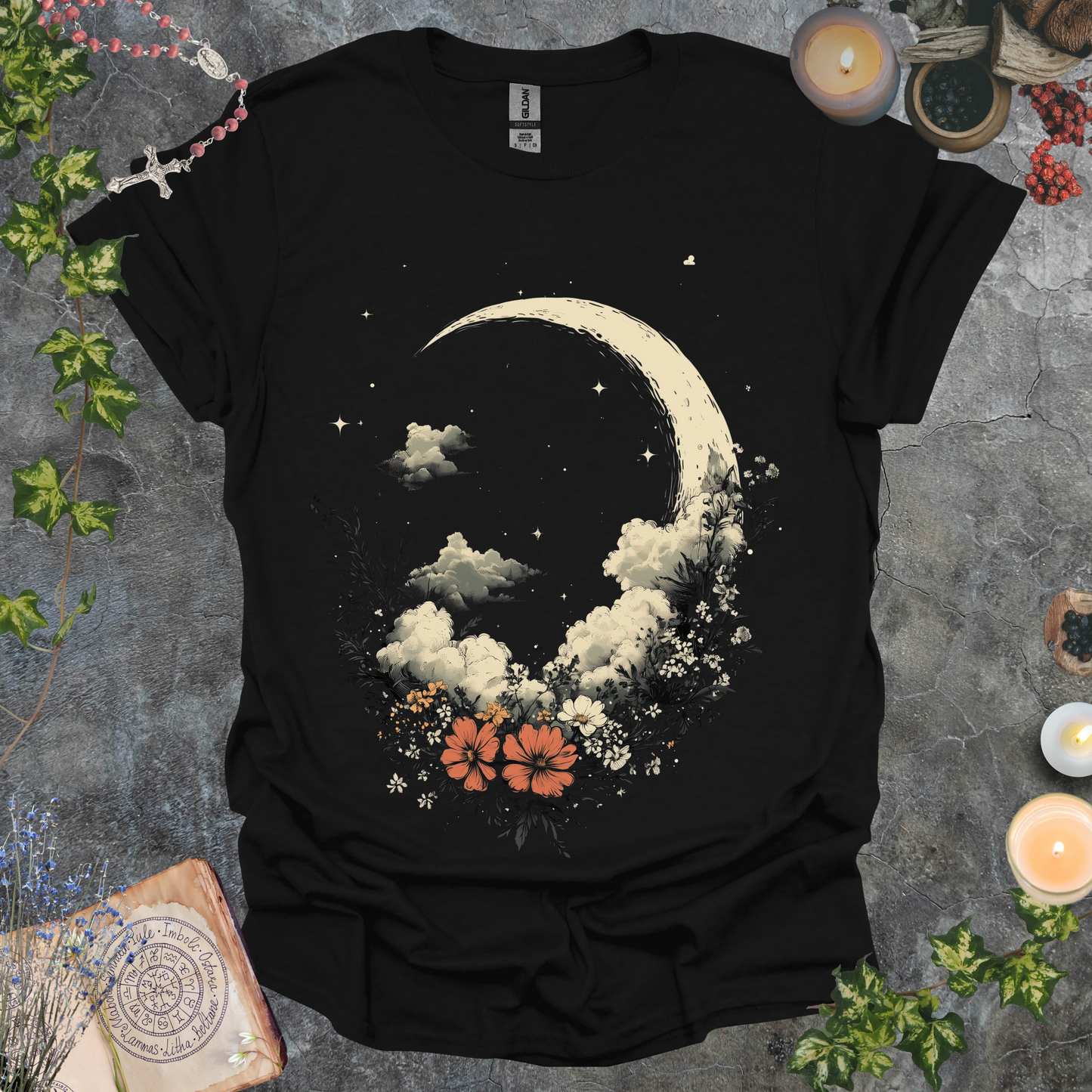 #211 Moon Flowers T-Shirt
