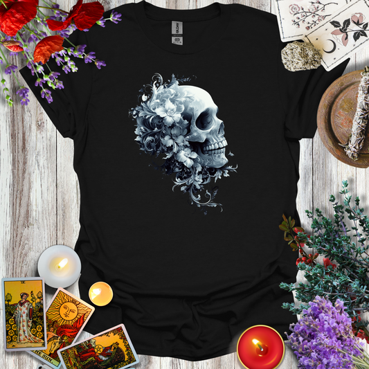 #63 Skull & Flowers T-Shirt