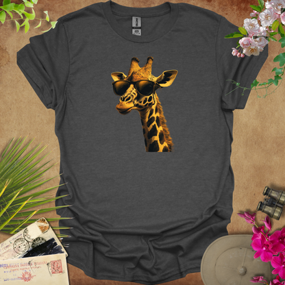 #72 Giraffe & Sunglasses T-Shirt