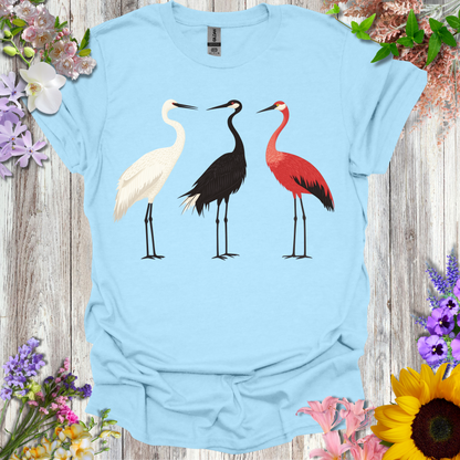 #175 3 Standing Herons