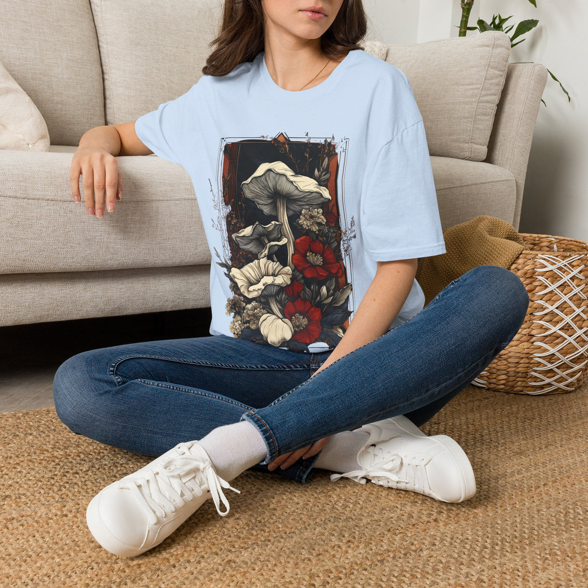 Shrooms & Flowers T-Shirt
