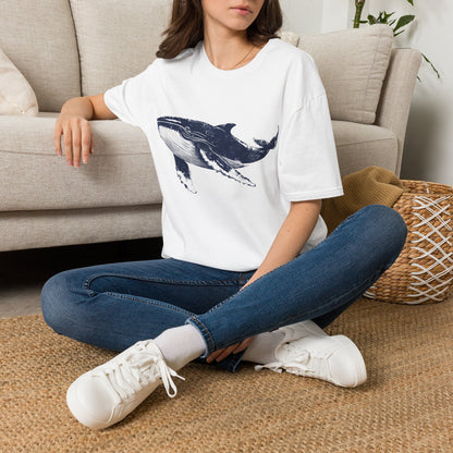 Blue Whale (B/W) T-Shirt