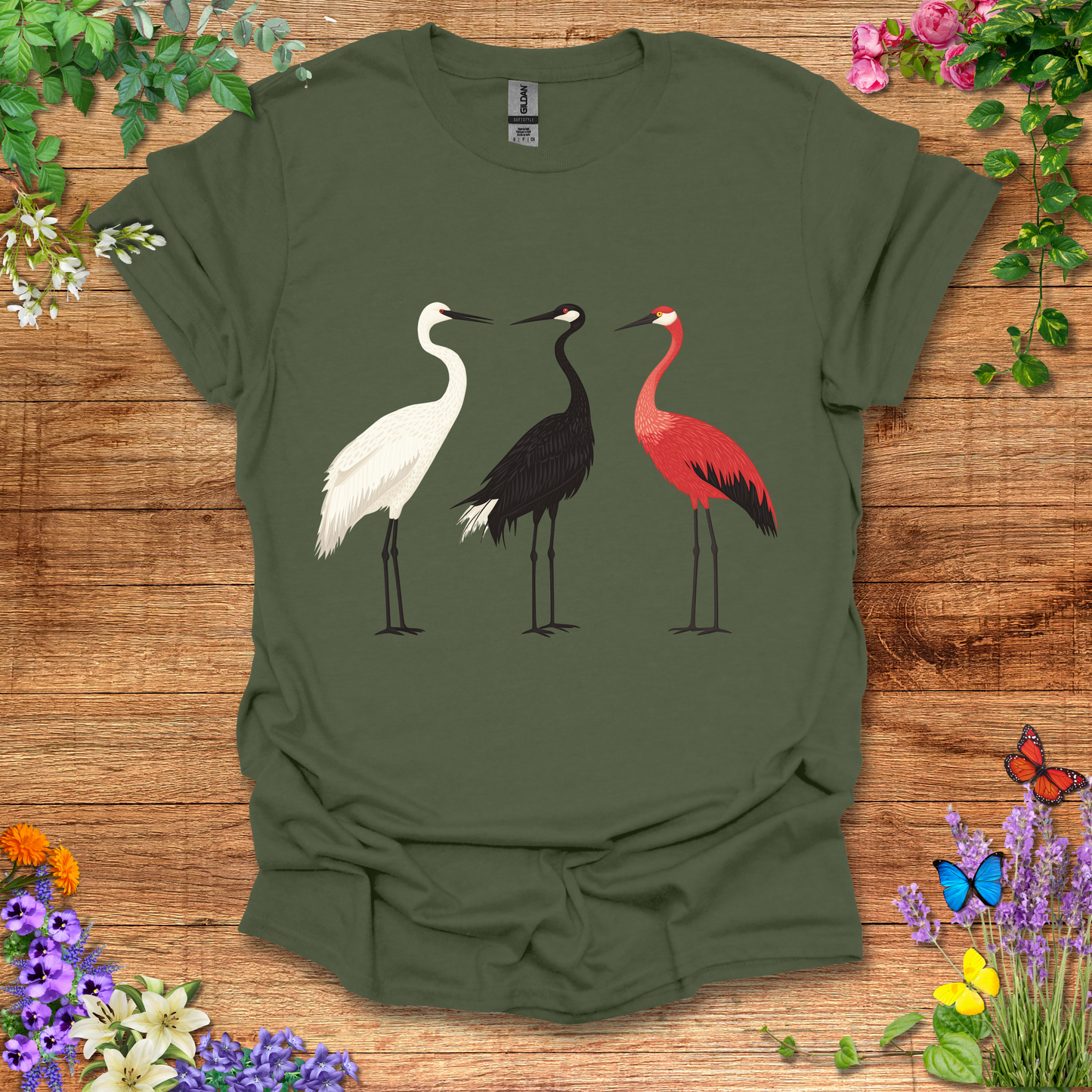 #52 Three Cranes T-Shirt