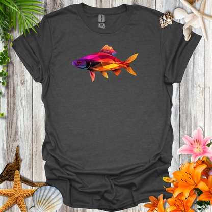 #55 Colorful Geometric Fish T-Shirt