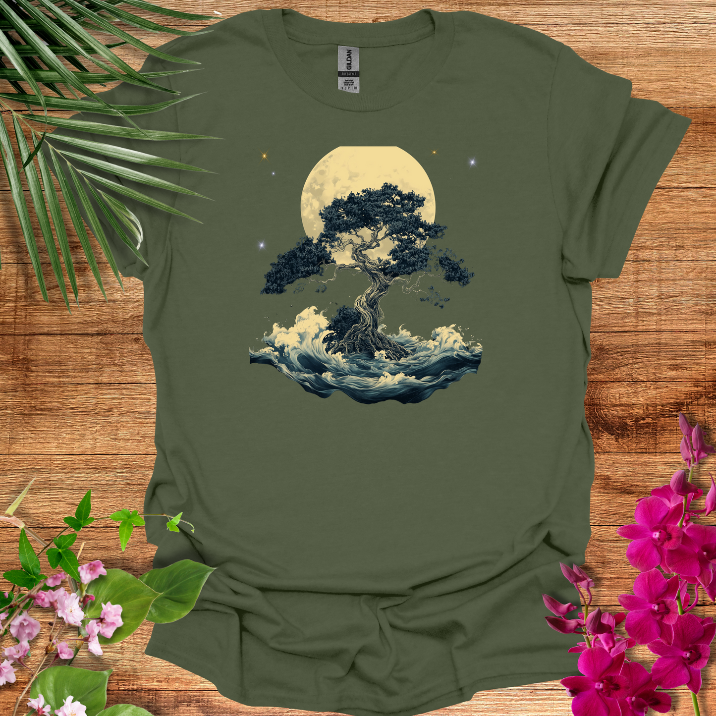 # 24 Bonsai & Moon T-Shirt