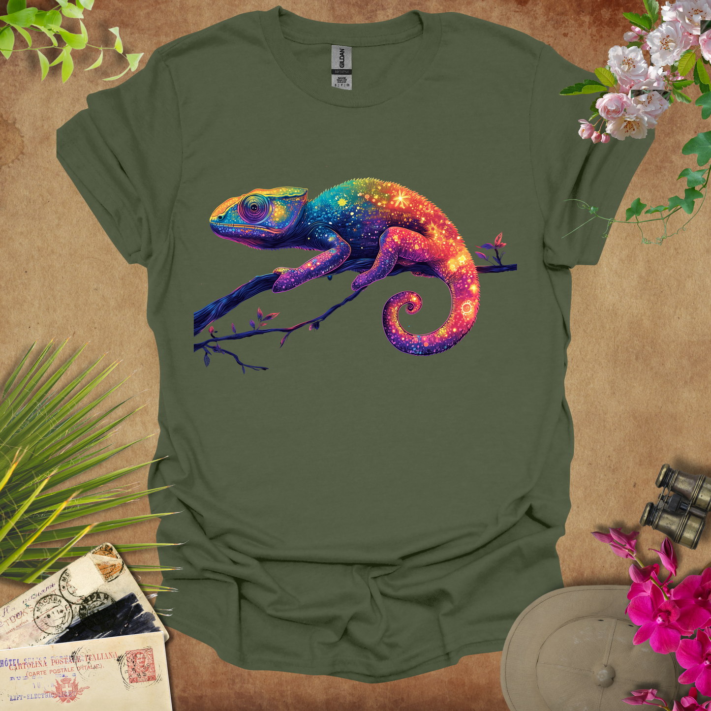 #249 Psychedelic Chameleon T-Shirt