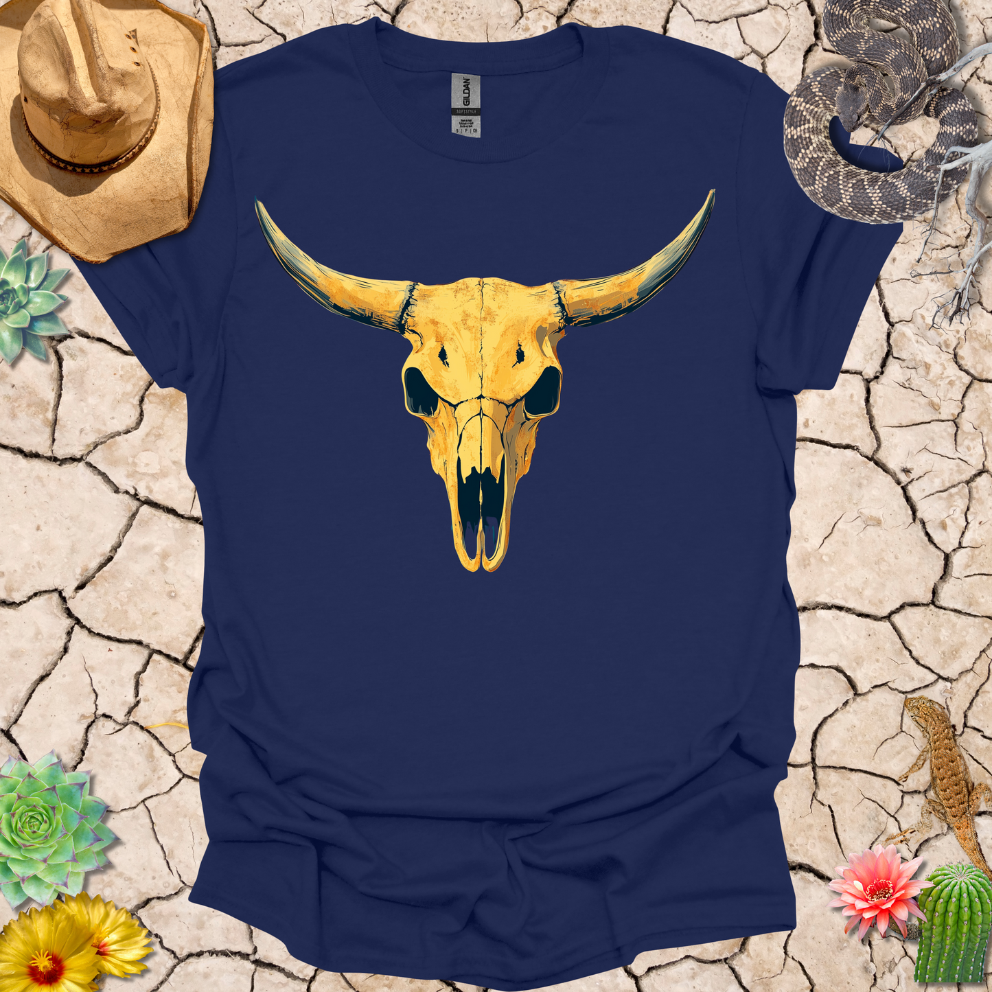 #49 Buffalo Skull T-Shirt