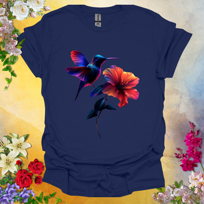 #226 Humming Bird & Flower T-Shirt