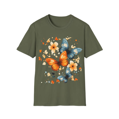 Butterfly Flowers T-Shirt