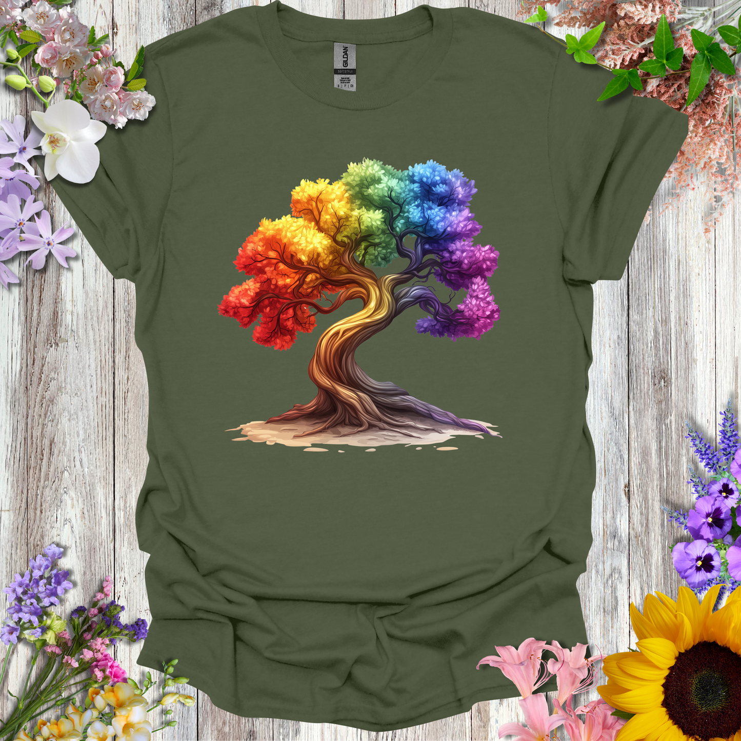 #146 Rainbow Bonsai T-Shirt