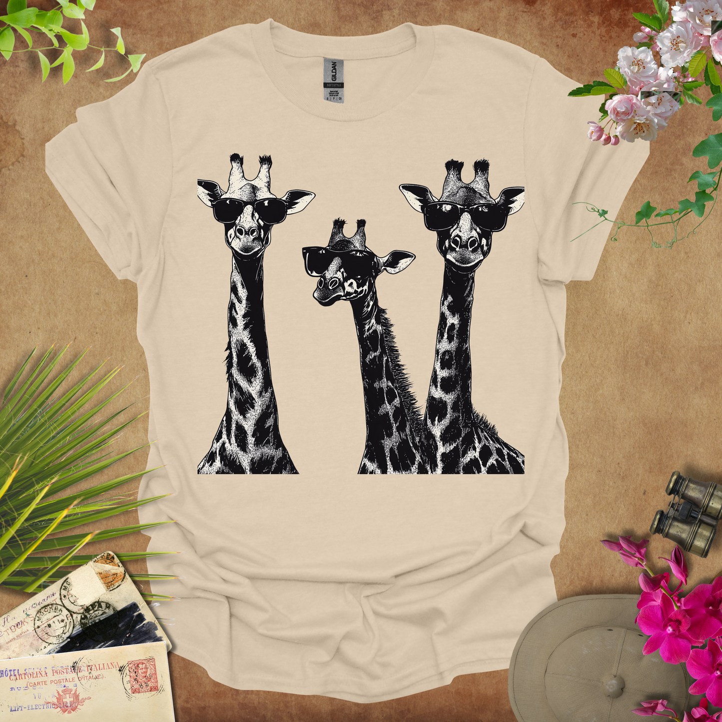 #150 3 Giraffe T-Shirt