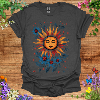 #160 Sun & Flowers T-Shirt