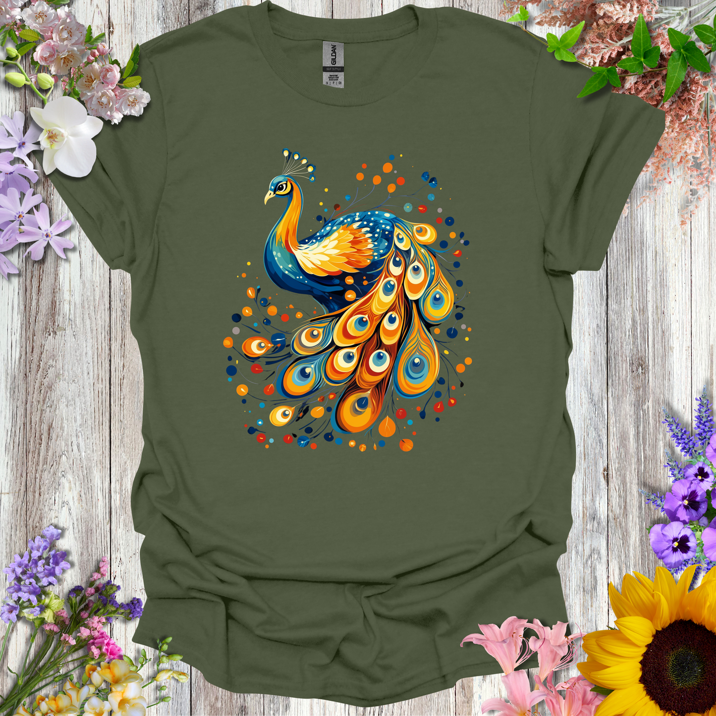 #207 Peacock T-Shirt