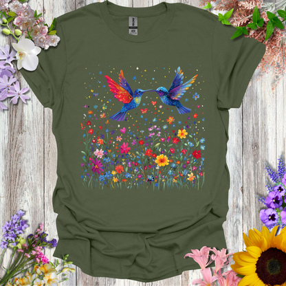#231 Humming Birds & Flowers