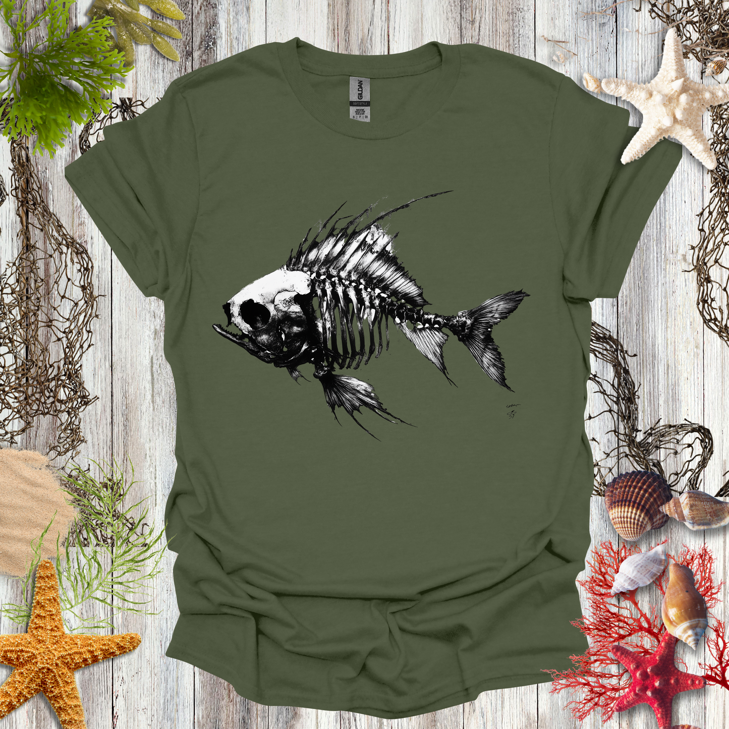#23 Fish & Bones T-Shirt