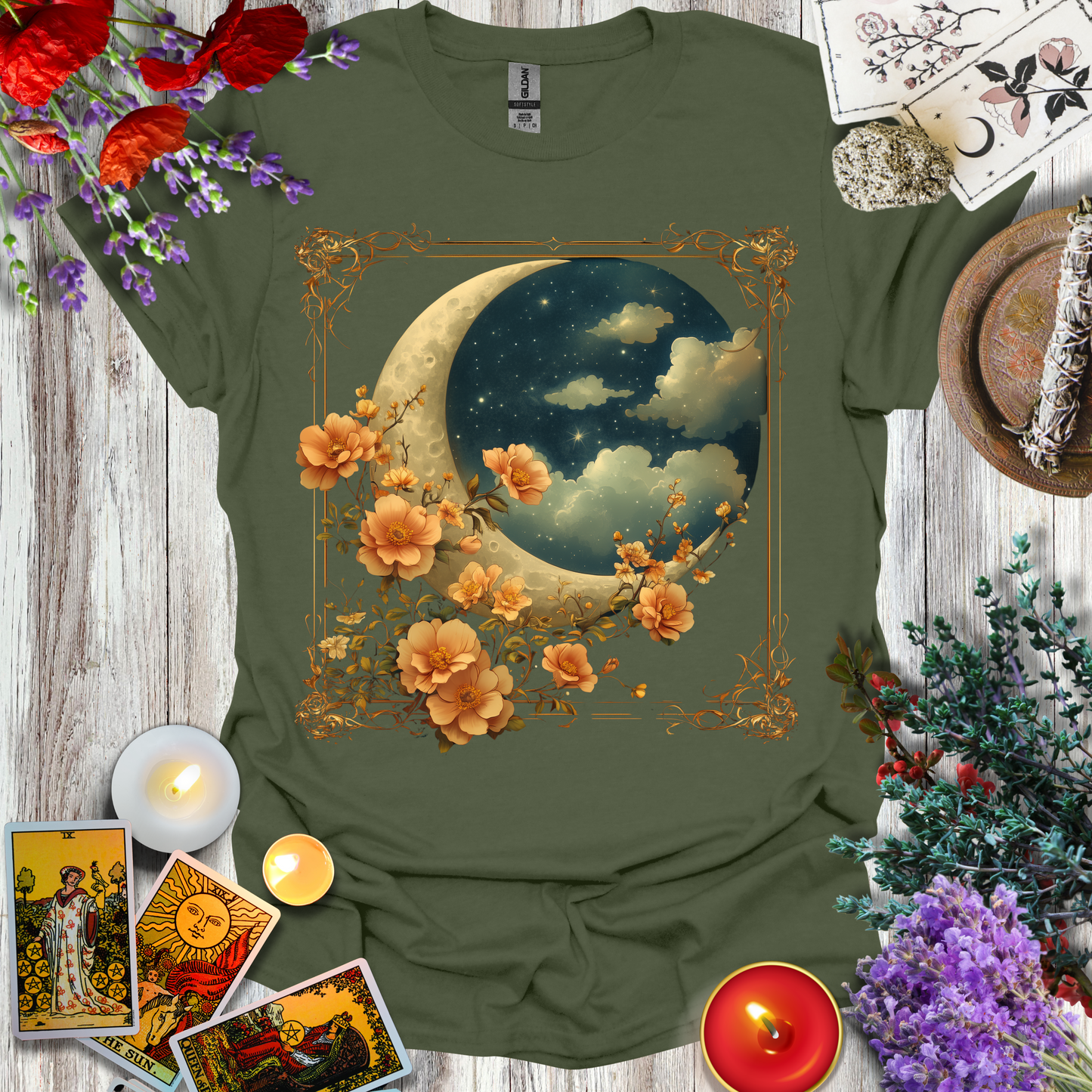 #183 Moon Flowers T-Shirt