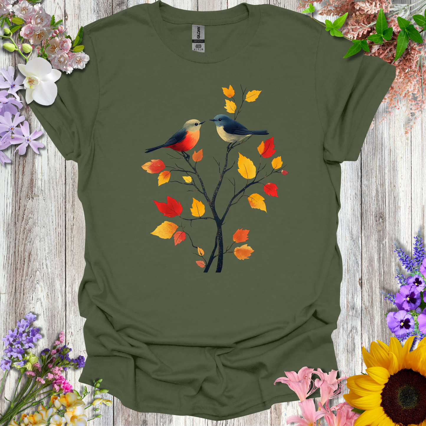#07 Bird & Tree T-Shirt