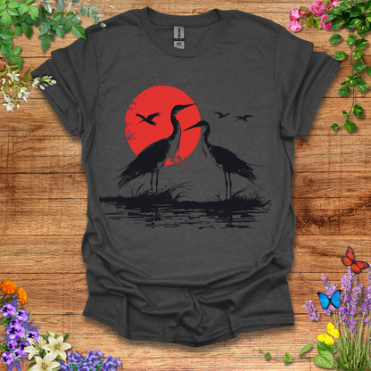 #41 Sun & Cranes T-Shirt