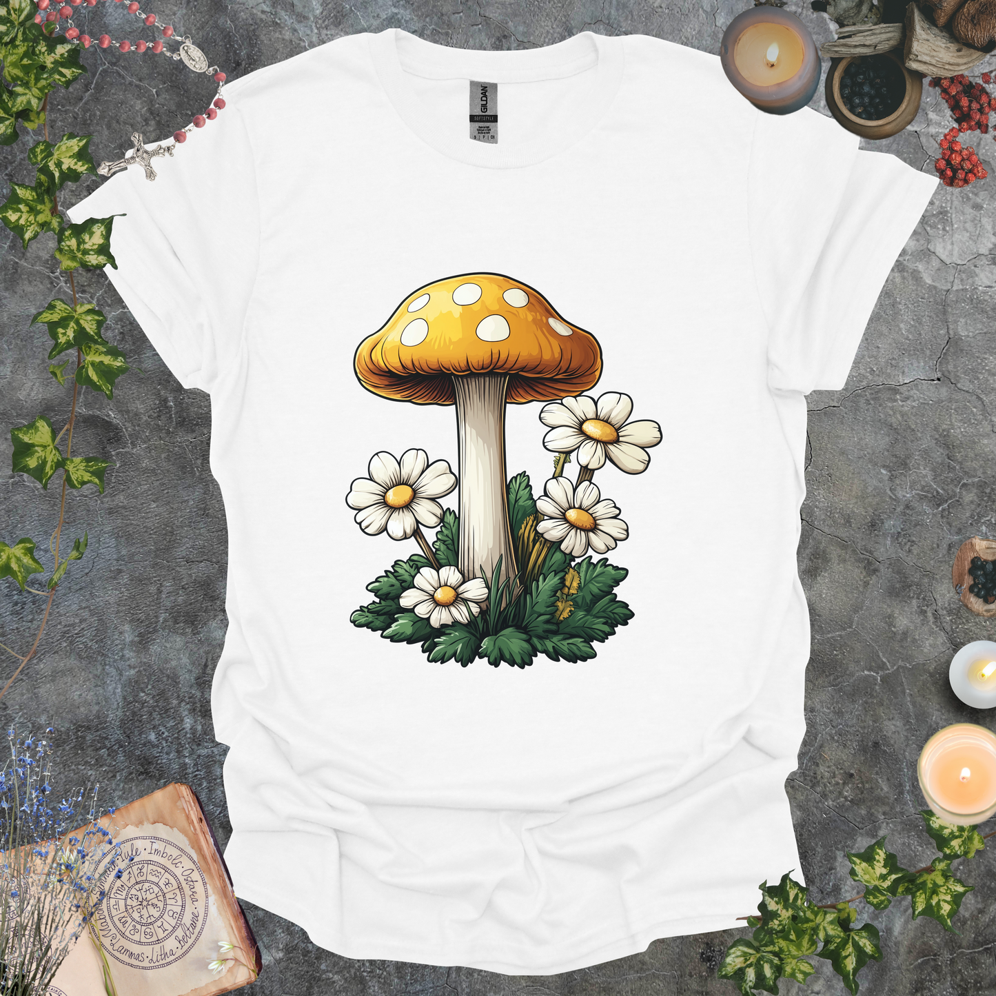 #219 Mushrooms & Daises T-Shirt